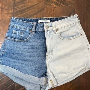 PACSUN Eco Two-Tone Mom Shorts